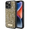 Guess GUHCP15LPFGSBSD iPhone 15 Pro 6.1 żółty/yellow hardcase Rhinestone Metal Logo